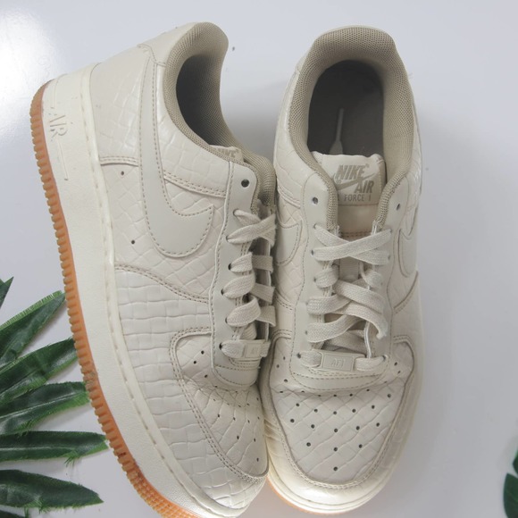 Nike Af1 Air Force 1 Low Cream Python Women's Sneakers 003072 7.5 Womens… - Picture 1 of 8